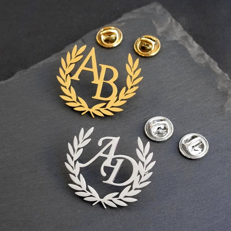 Initial Layer Logo Pin – Advocate | 22 Carat Gold Plated & 925 Silver Plated | Handcrafted Premium Finish