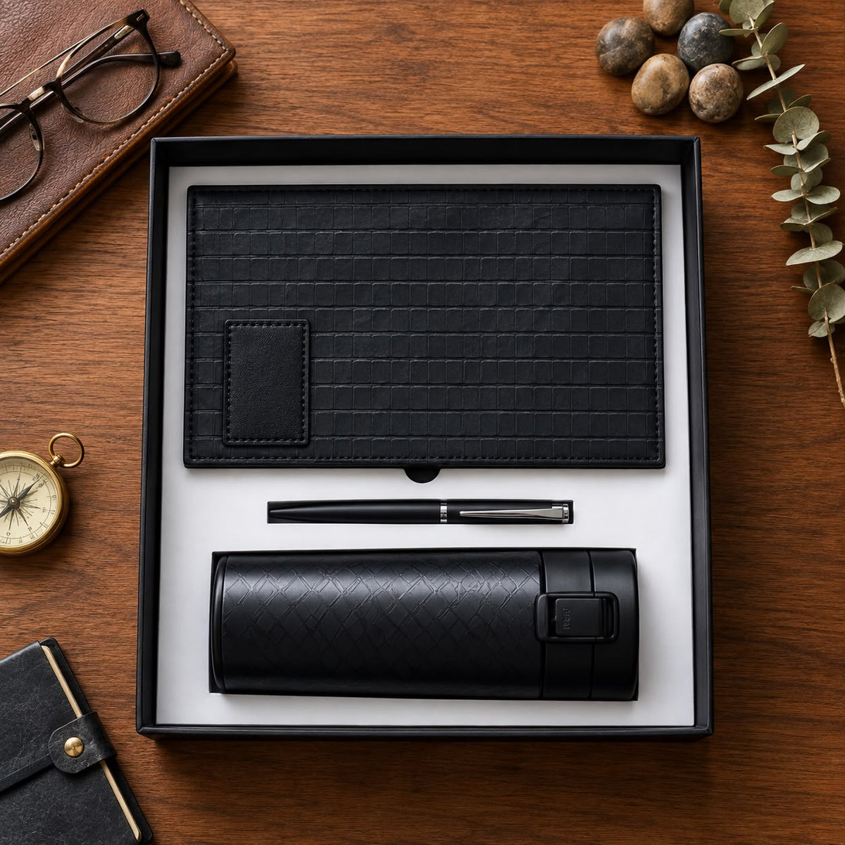 Premium customised 3-in-1 Executive Corporate Gift Combo Set