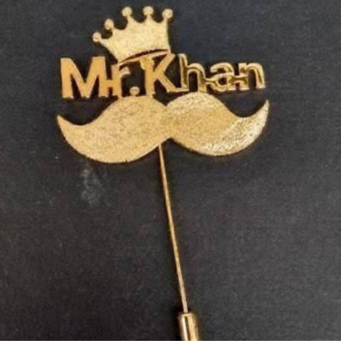 Premium 22-Carat Plated Coat Pin for Weddings – Long-Lasting Shine