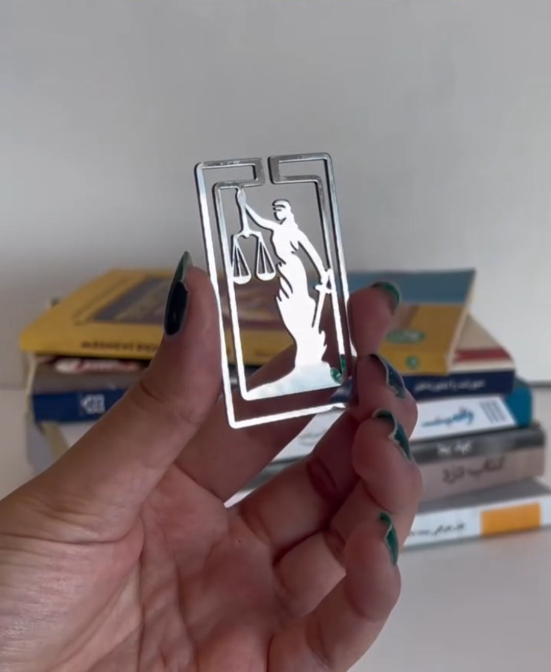 Premium Advocate Bookmark – 925 Silver Plated & 22 Carat Gold Finish Legal Gift