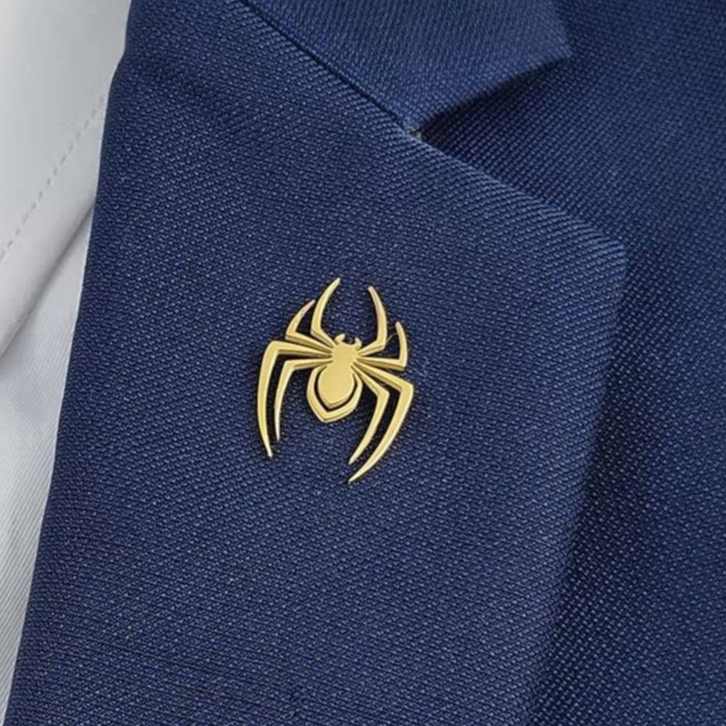 Elegant Spider Brooch – 22K Gold Plated, Anti-Tarnish for Weddings & Special Occasions