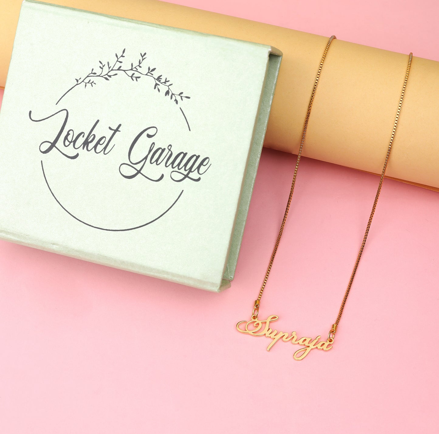 Classy Personalised Single Name Necklace