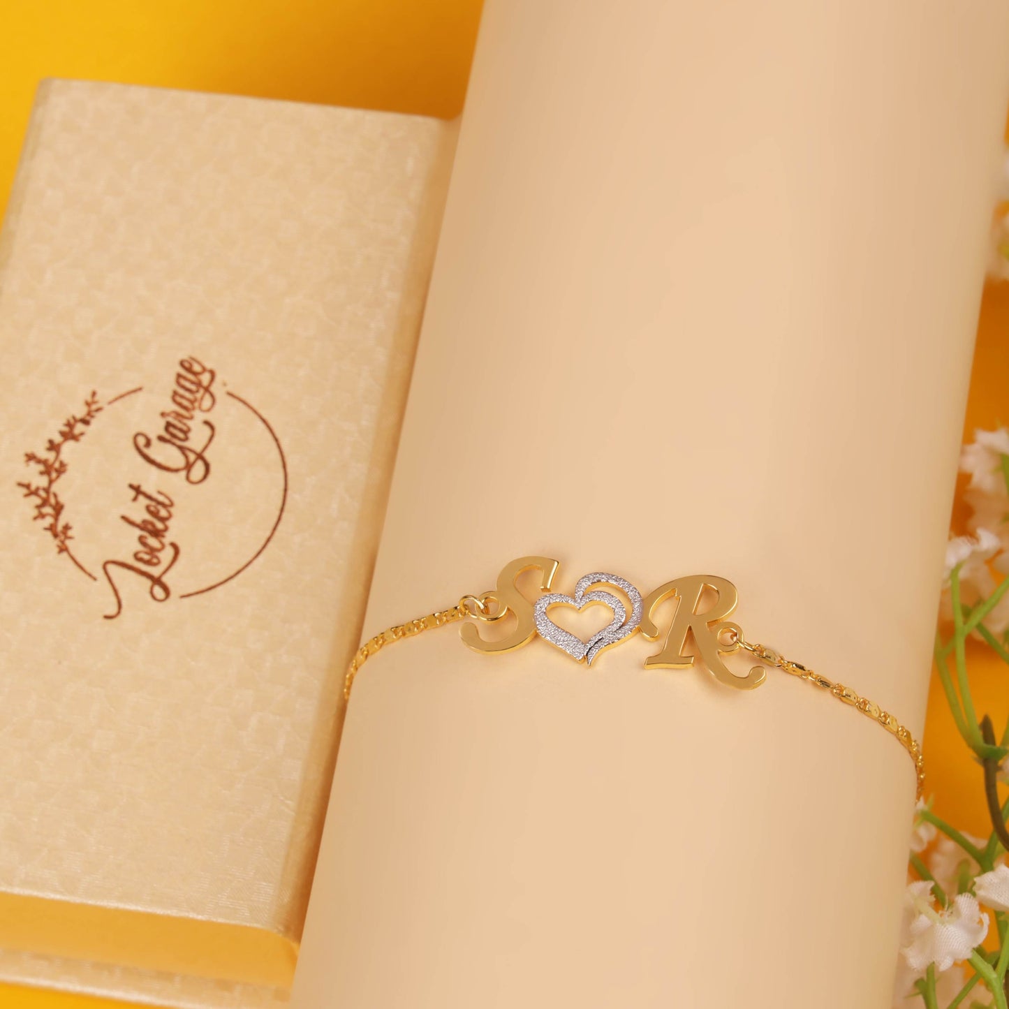 "Personal Touch: Customized Initial Bracelet for Every Occasion"