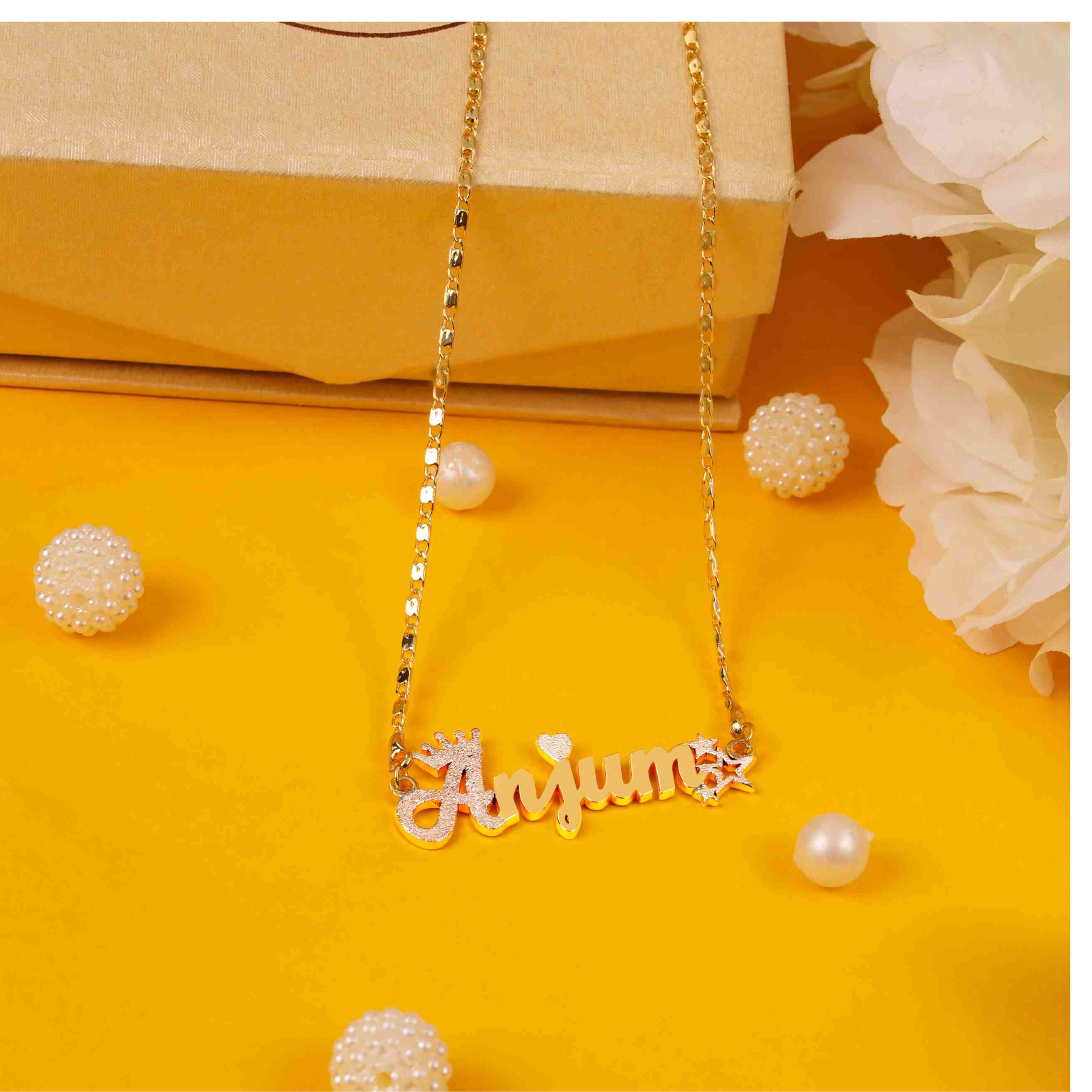 Exclusively Yours: Double-Tone Personalized Name Necklace