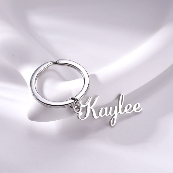 Personalised Name Keychain – Single Name | Premium Handcrafted Gift