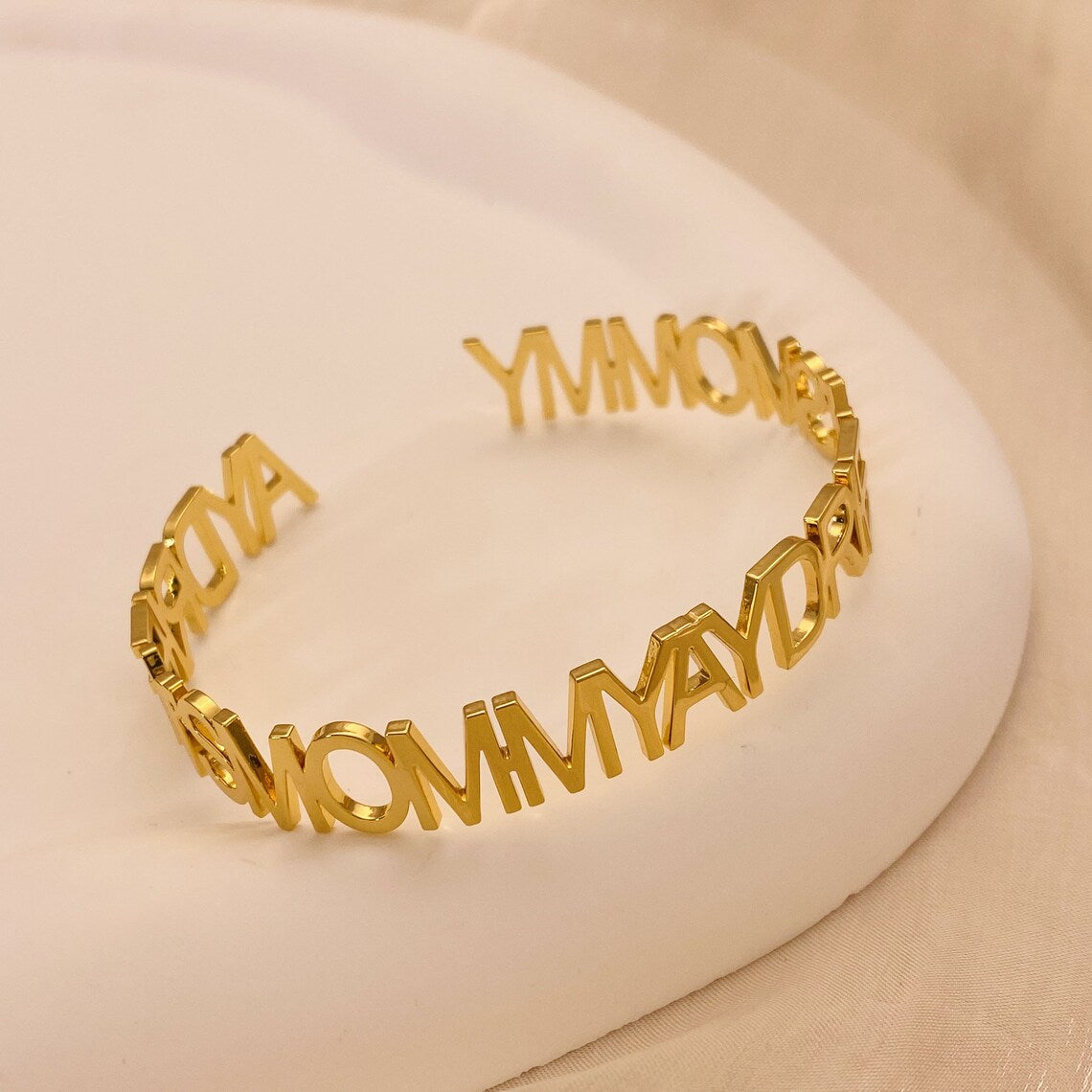 Customised Alphabets Name Bangle / 20 Alphabets atleast