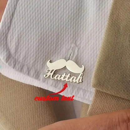 Twirl Your Style: 22K Gold-Plated Mustache Cufflinks