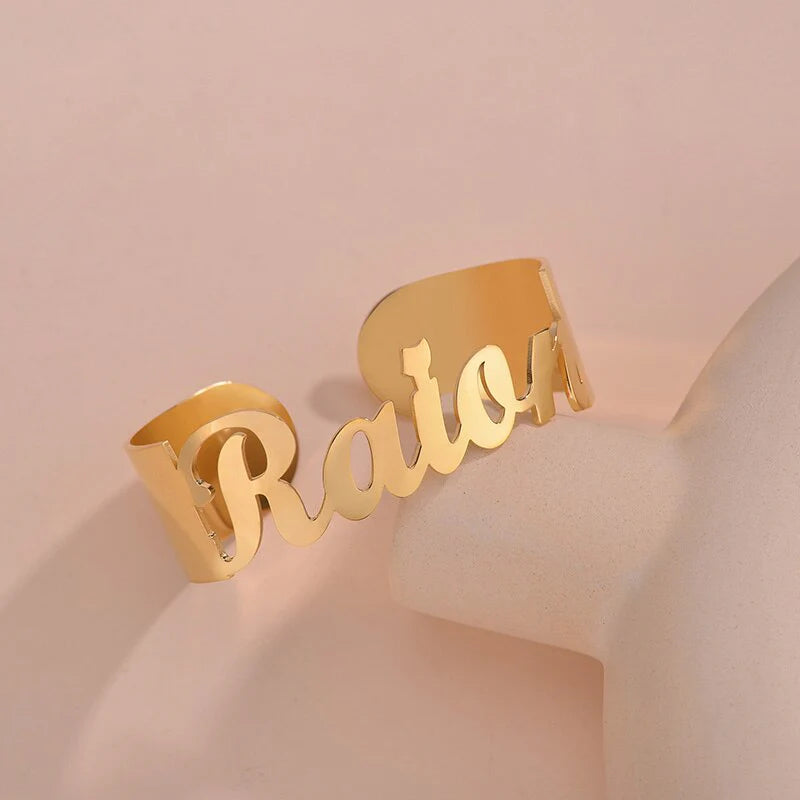 Personalised Luxury Cuff Name Bangle