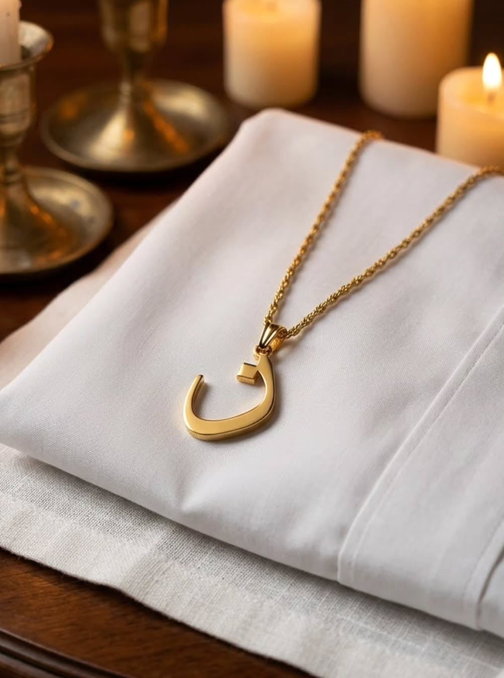 Single Alphabet Necklace– 22 Carat Gold Plated & 925 Silver Plated | Personalised Initial Pendant