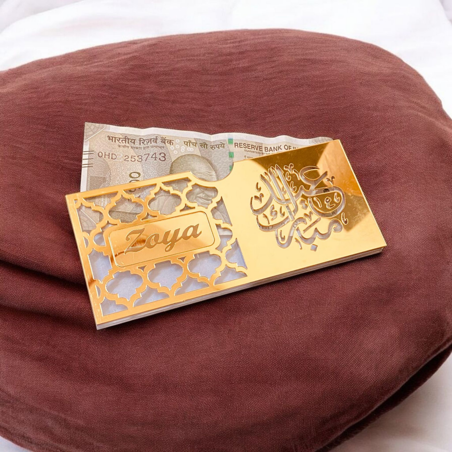Festive Acrylic Eidi Envelopes – A Delightful Surprise for Kids
