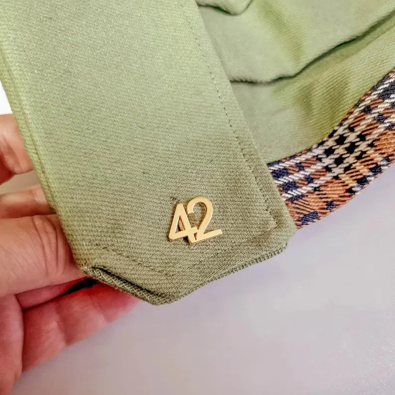 Numbers that Matter: Custom Cufflinks in 22K plated