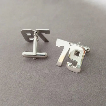 Numbers that Matter: Custom Cufflinks in 22K plated