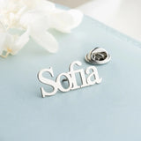 Personalized Nameplate Brooch and Company Name Badge