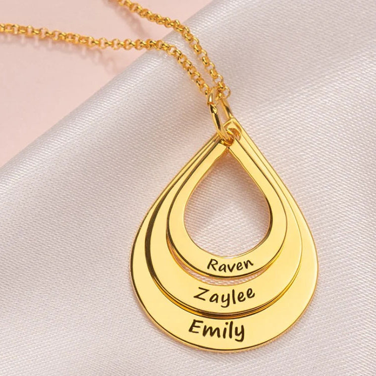 "Wear Your Name: Personalized Drop Necklace"