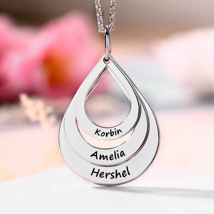 "Wear Your Name: Personalized Drop Necklace"