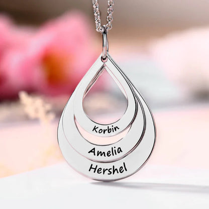 "Wear Your Name: Personalized Drop Necklace"