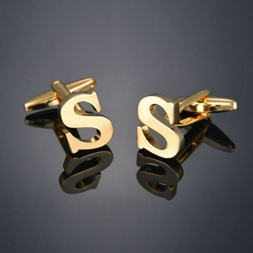 Single Bold Font Cufflink