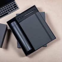 Premium 3-Piece Executive Gift Set – Notebook & Stainless Steel Vacuum Flask with Luxury Gift Box (Red)