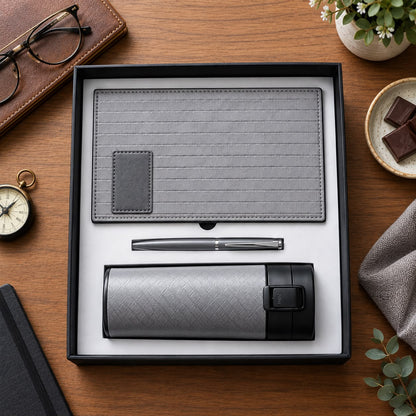 Premium customised 3-in-1 Executive Corporate Gift Combo Set