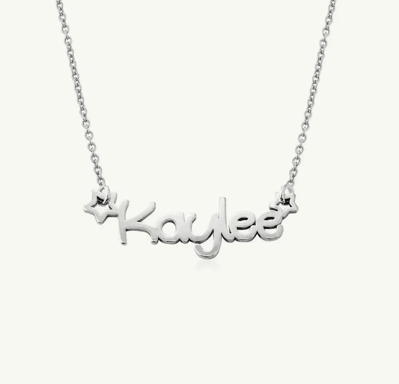 Star Name Necklace For Kids 4 to 12 years