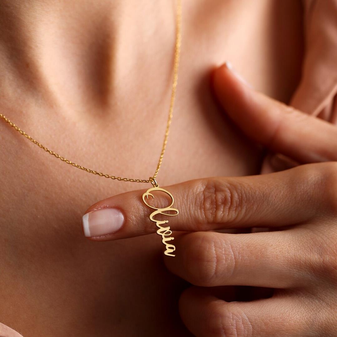 Classy Signature Style Name Necklace