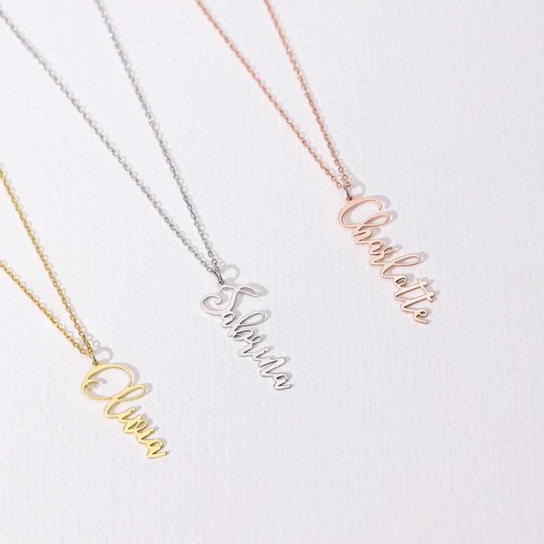 Classy Signature Style Name Necklace