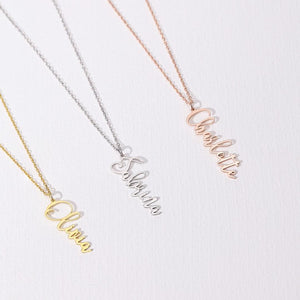Classy Signature Style Name Necklace