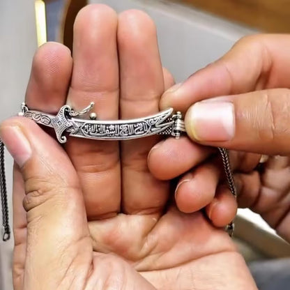 Premium Openable Zulfikar Bracelet – 925 silver plated  & 22 Carat Gold Plated