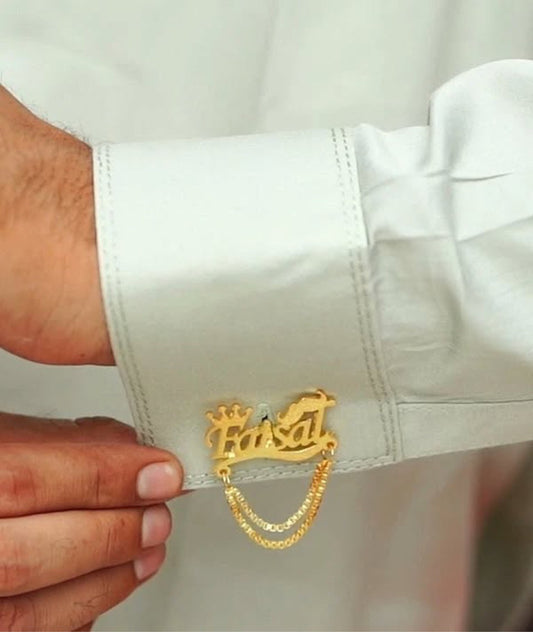 "Stylish & Fun: Mustache-Themed Custom Cufflinks for Weddings"