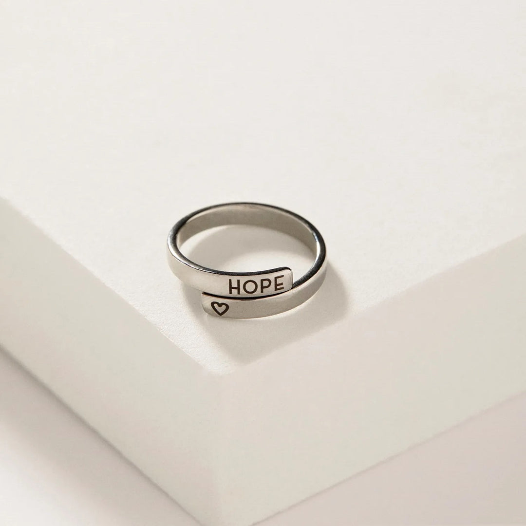 Customised Double Band Engraved Ring