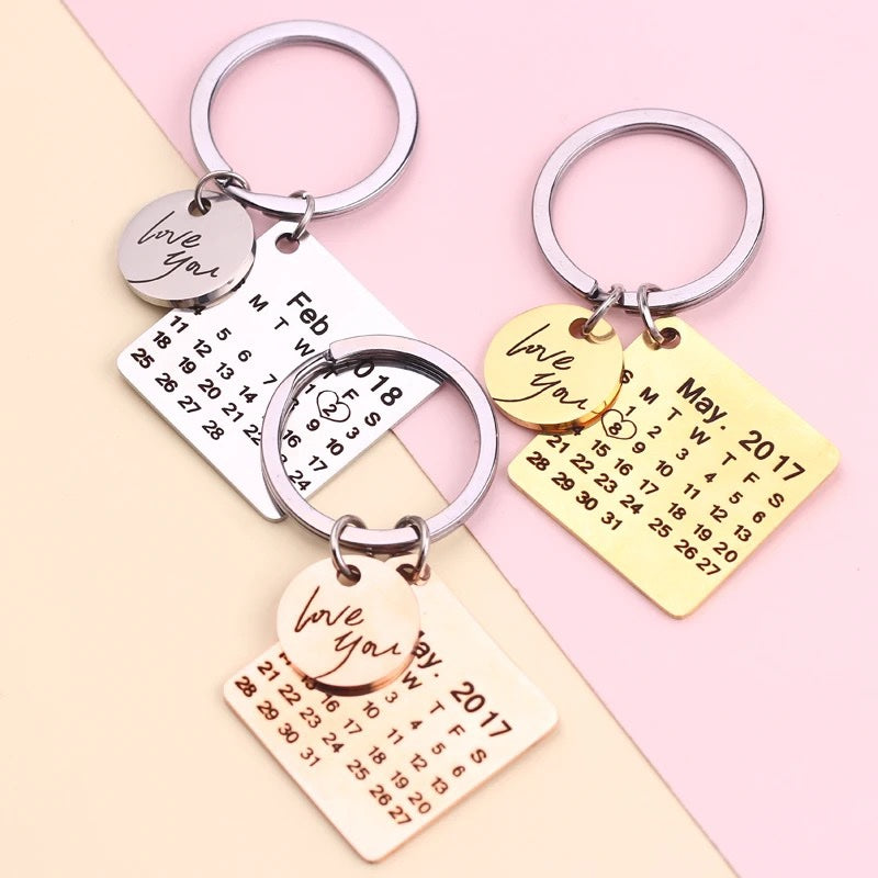 Calender Keychain