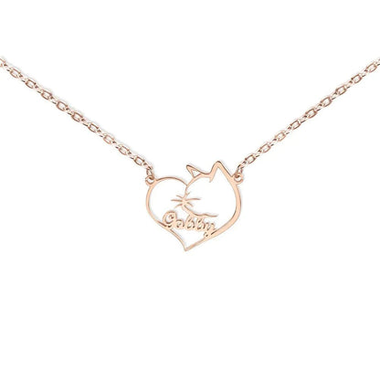 Personalised Loved Cat Necklace