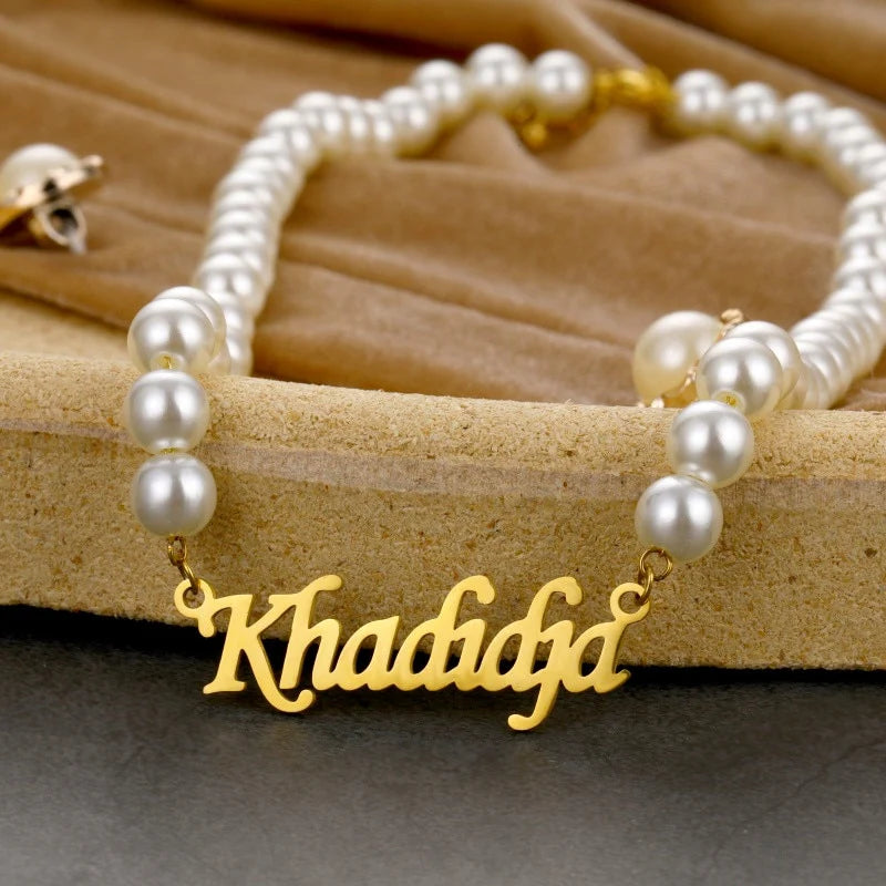 Personalised Pearl Name Necklace