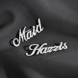 Timeless Style: Custom Diamond Name Brooches
