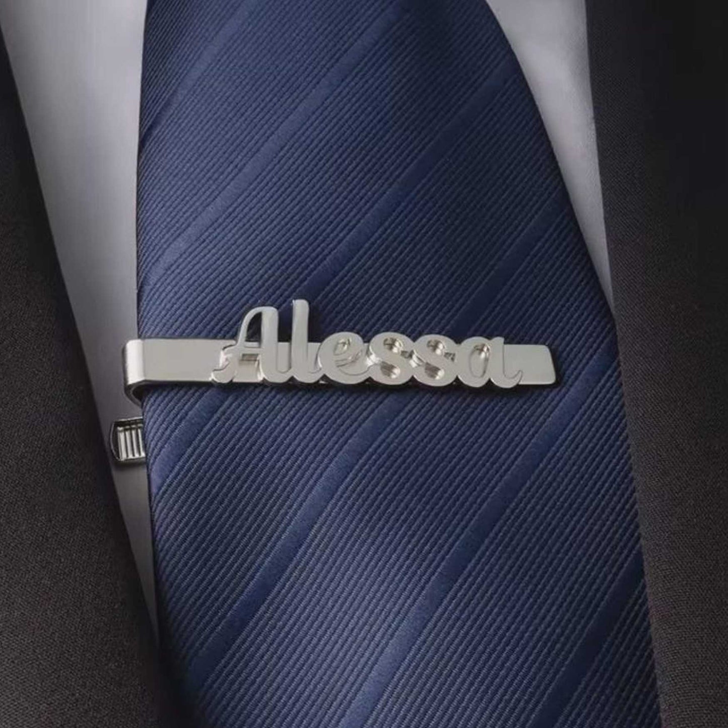 Exclusively Yours: Customised Name Tie Pins