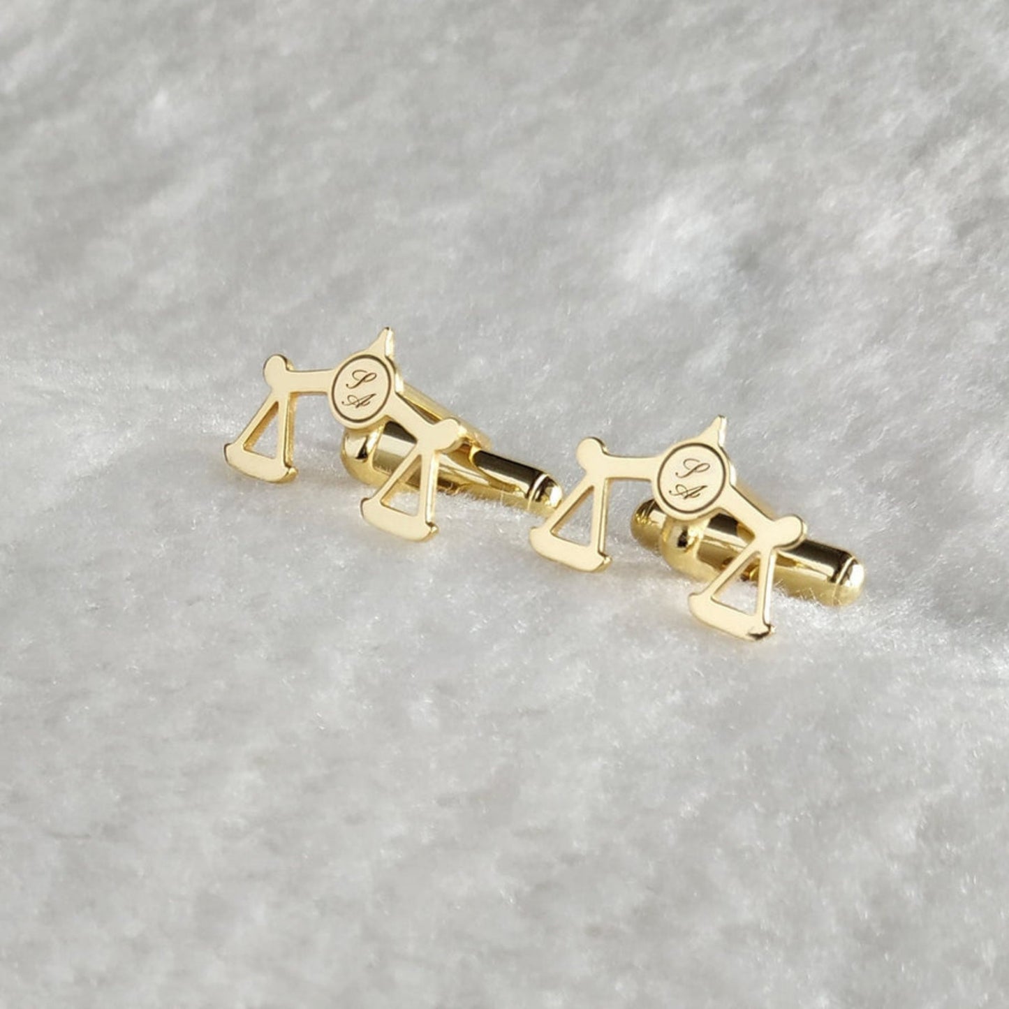 Empowering Elegance: Custom Initial Cufflinks for Advocates