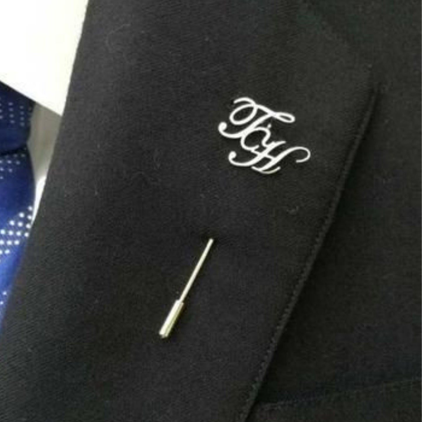 Exclusive Custom Initial Coat Pin – Tailored for You"