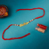 Customized Rakhi With Red Thread
