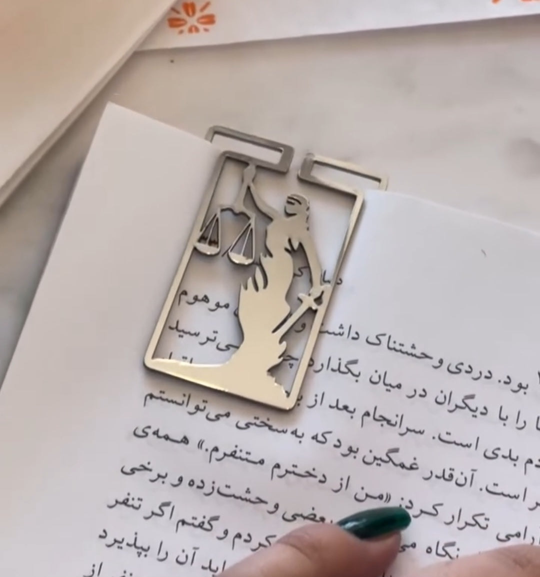 Premium Advocate Bookmark – 925 Silver Plated & 22 Carat Gold Finish Legal Gift