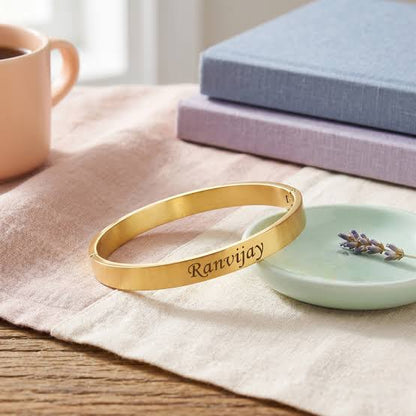 The Personalized Name Cuff – Tarnish-Free & Available in 4 Shades
