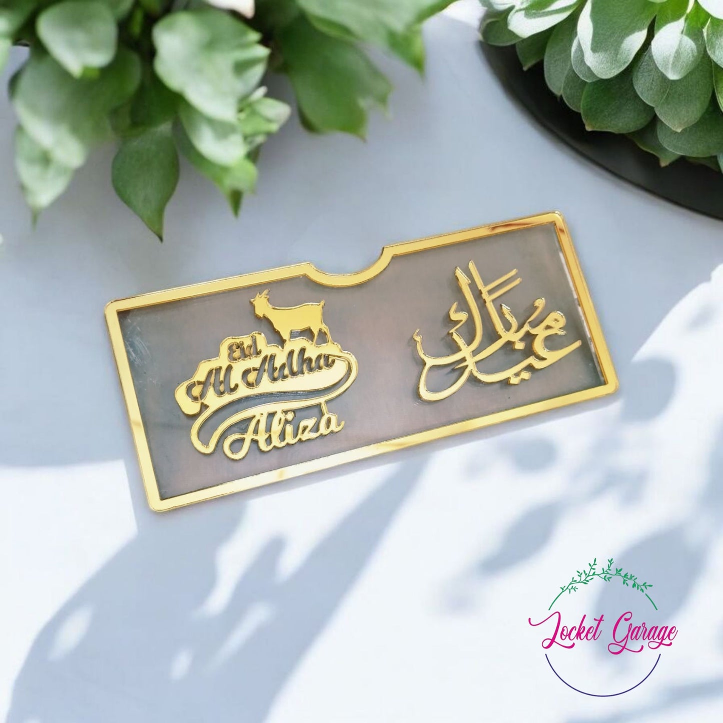 Shiny Gold Name Envelopes – Make Their Bakra Eid Extra Special