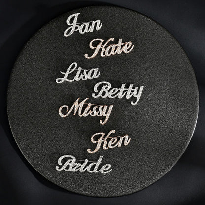 Timeless Style: Custom Diamond Name Brooches