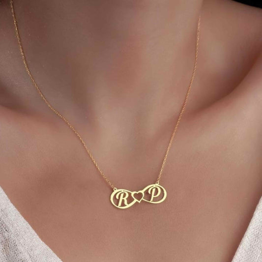 Endless Elegance - Personalized Infinity Alphabet Necklace"