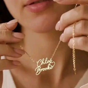 Forever Together – Personalised Couple Name Chain with Premium Box