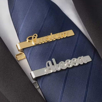 Exclusively Yours: Customised Name Tie Pins