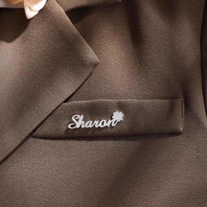 Elegance in Every Letter – 22-Carat Name Pin"
