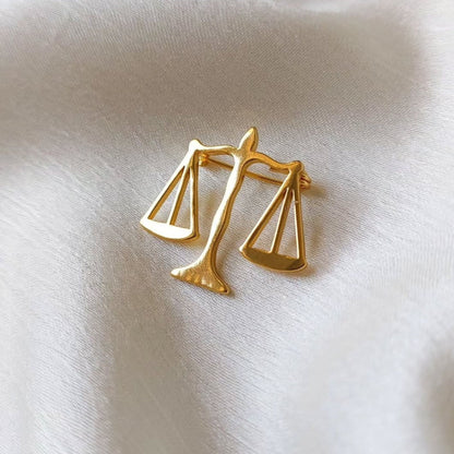 Timeless Advocate lapel Pin Brooch – 22 Carat Gold Plated & Anti-Tarnish