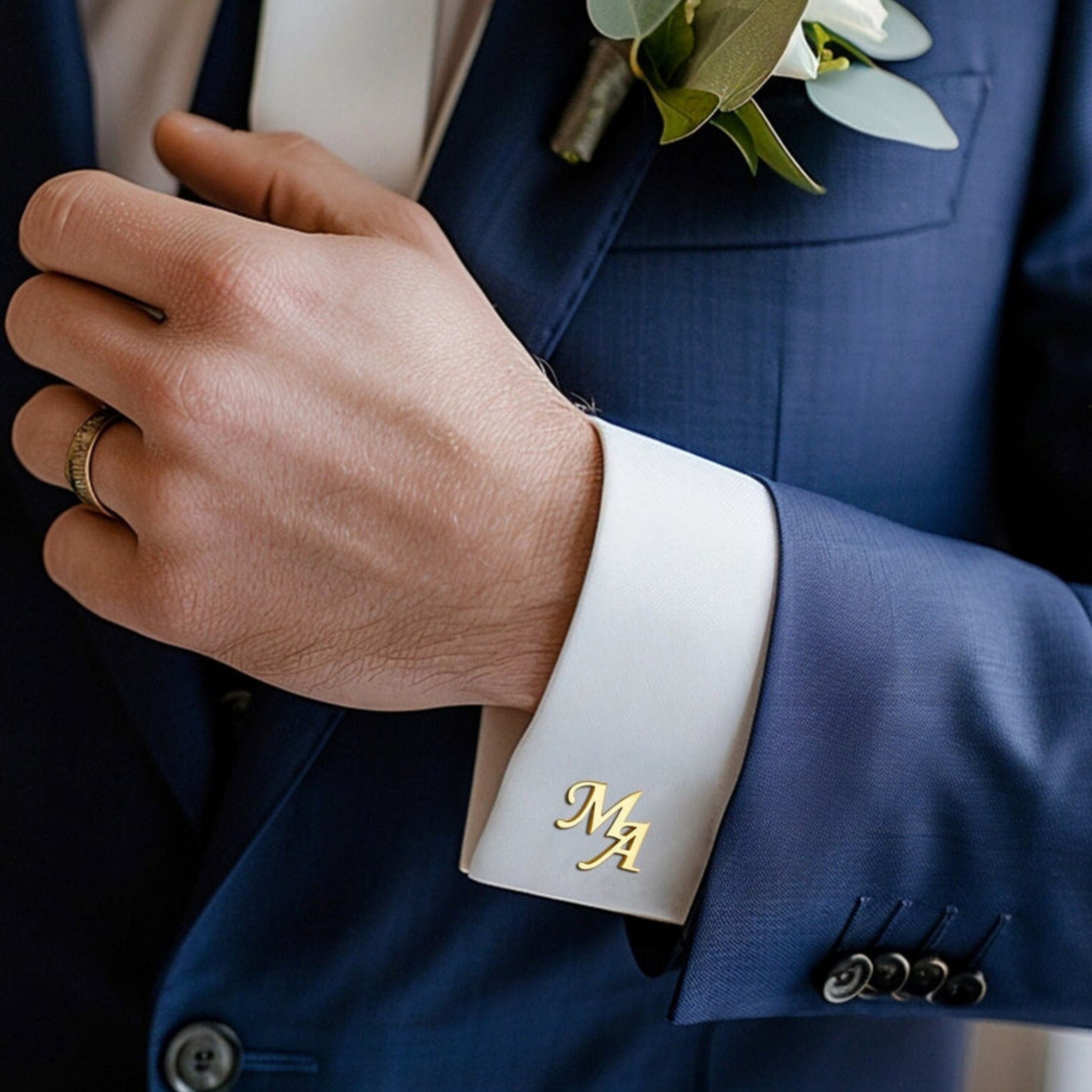 Personalized Elegance: Initial Cufflinks That Define You