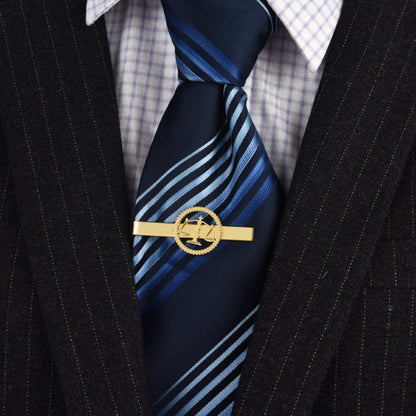 Justice & Honor – Premium 22kt Advocate Logo Tie Pin
