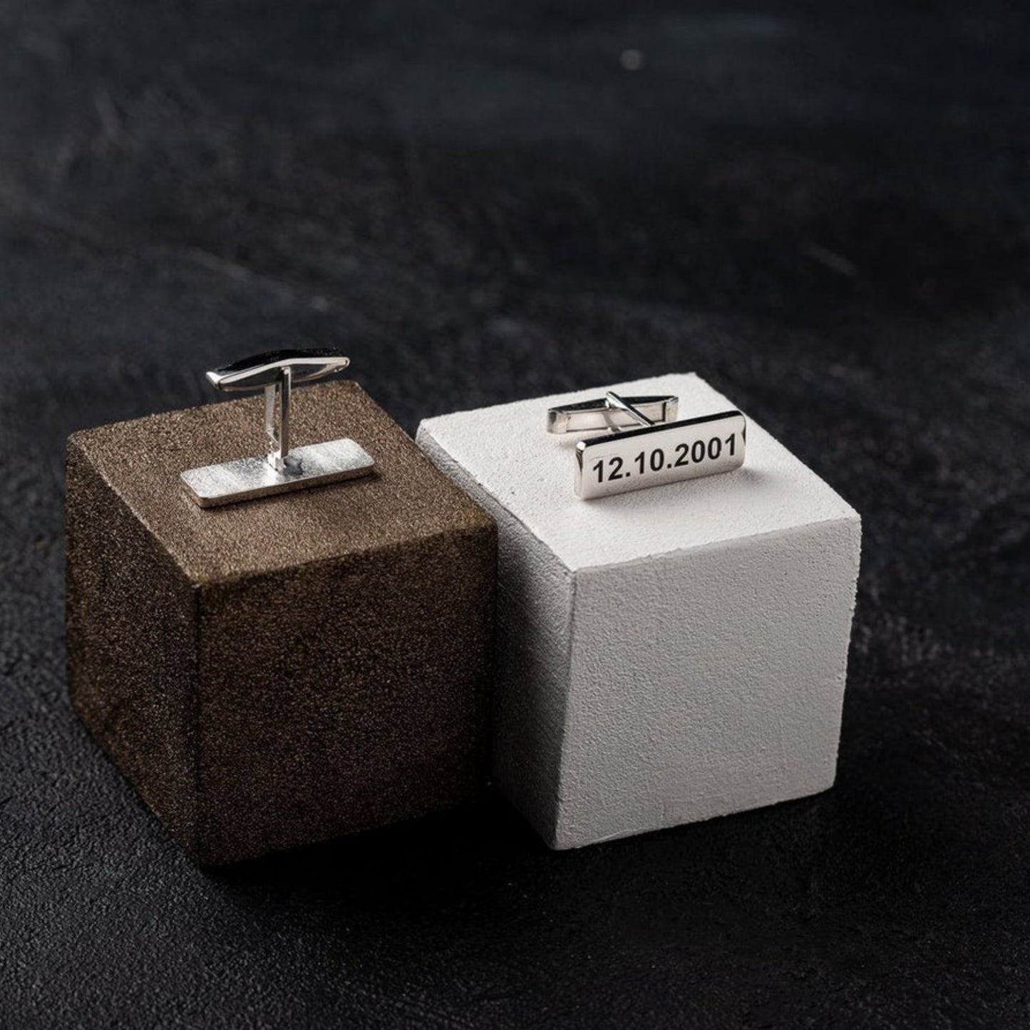 Mark the Day: Personalized Date Cufflinks